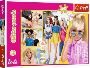 Product detail of Puzzle Barbie/100 dílků, třpytivé