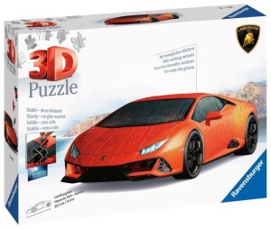 Product detail of 3D Puzzle: Lamborghini Huracán EVO oranžové 108 dílků