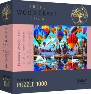 Product detail of Trefl Wood Craft Origin Puzzle Barevné balóny 1000 dílků - Tolo