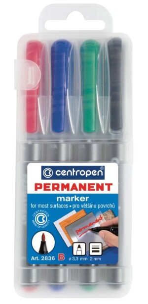 Product detail of Centropen Popisovač permanent 2836 (4 ks)