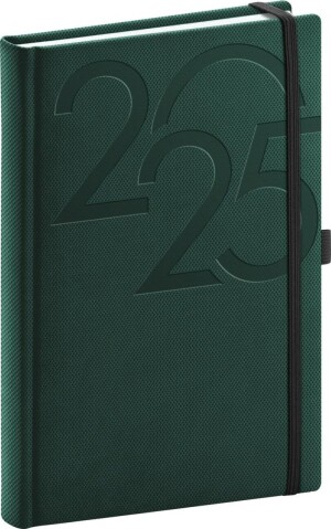 Product detail of Diář 2025: Ajax - zelený, denní, 15 × 21 cm