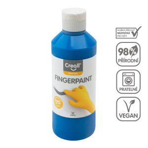 Product detail of Creall prstová barva, 250 ml, modrá