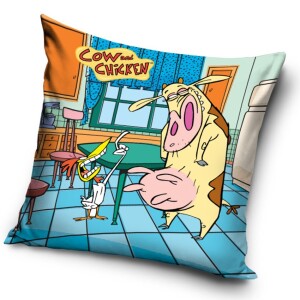Product detail of Povlak na polštářek Cow and Chicken Tak poslouchej kámo