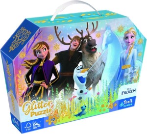 Product detail of Trefl Puzzle v kufříku Disney Frozen: Kouzelné přátelství 70 dílků Třpytivé - TOMI