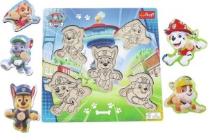 Product detail of Trefl Dřevěná vkládačka Tlapková patrola
