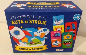 Product detail of Kniha a Domino Auta a stroje - čti, poznávej, bav se!