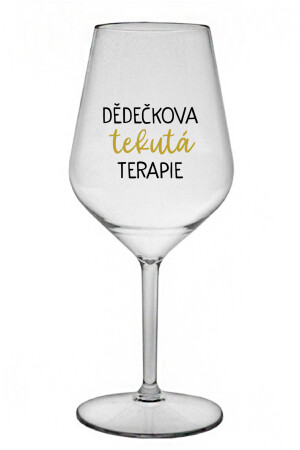 Product detail of DĚDEČKOVA TEKUTÁ TERAPIE - čirá nerozbitná sklenice na víno 470 ml