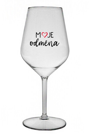Product detail of MOJE ODMĚNA - čirá nerozbitná sklenice na víno 470 ml