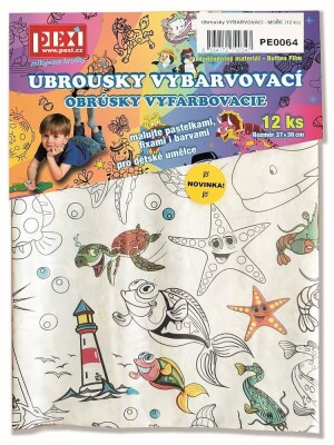 Product detail of Vybarvovací ubrousky Moře 12 kusů