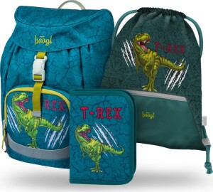 Product detail of BAAGL Set 3 ks Airy - T-REX (aktovka, penál, sáček)
