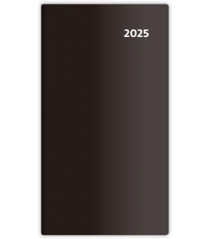 Product detail of Diář 2025 Torino černá, čtrnáctidenní