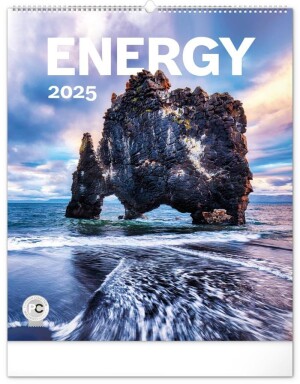Product detail of Kalendář 2025 nástěnný: Energie, 48 × 56 cm