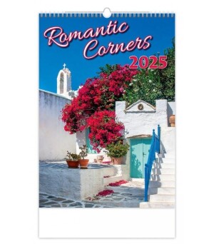 Product detail of Kalendář nástěnný 2025 - Romantic Corners