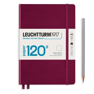 Product detail of Leuchtturm1917 Zápisník 120G Port Red A5 čistý