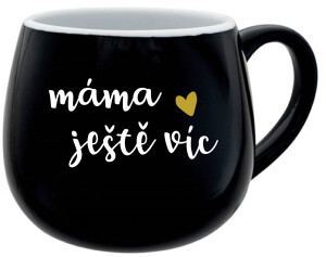 Product detail of MÁMA JEŠTĚ VÍC - černý keramický hrníček 300 ml