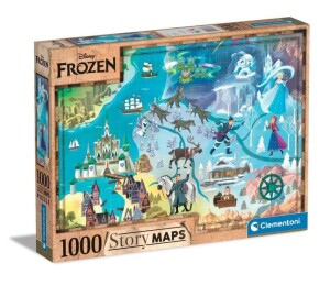 Product detail of Puzzle Disney Mapa Frozen 1000 dílků