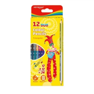 Product detail of Keyroad Pastelky Duo trojhranné 12 ks