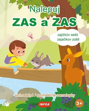 Product detail of Nalepuj ZAS a ZAS Zajíčkův sešit / zajačikov zošit snímatelné / snímateľné samolepky, 2.  vydání