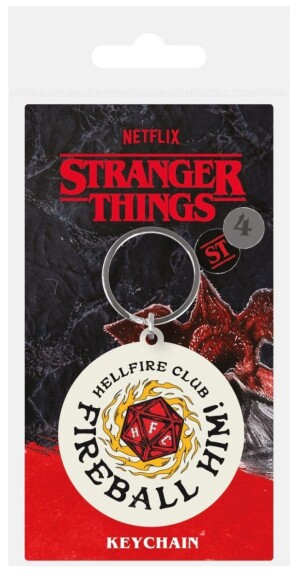 Product detail of Stranger Things Klíčenka gumová - Fireball Him - EPEE