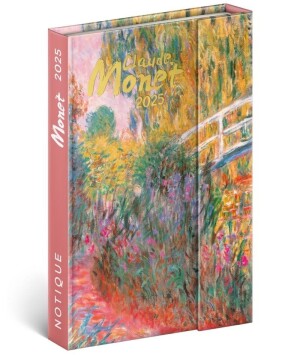 Product detail of Diář 2025: Claude Monet - týdenní, magnetický, 11 × 16 cm