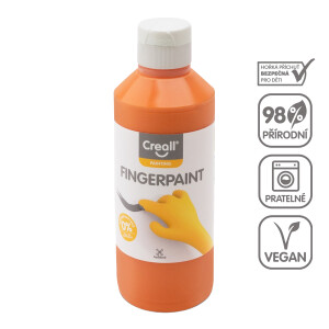 Product detail of Creall prstová barva, 250 ml, oranžová