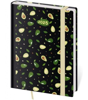 Product detail of Diář 2025 Vario denní B6 Avocado s gumičkou