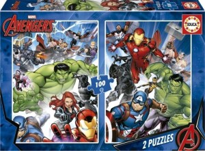 Product detail of Puzzle Avengers 2x100 dílků