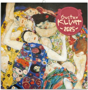 Product detail of NOTIQUE Poznámkový kalendář Gustav Klimt 2025, 30 x 30 cm