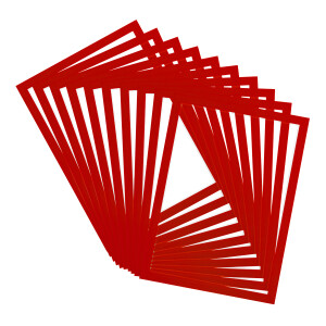 Product detail of djois Magneto PRO - otevřený rámeček, A4, PVC, červený, 10 ks