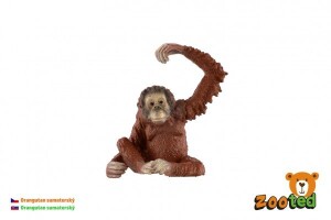 Product detail of Orangutan sumaterský zooted plast 8cm v sáčku