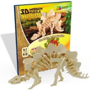 Product detail of NiXiM Dřevěné 3D puzzle/Stegosaurus