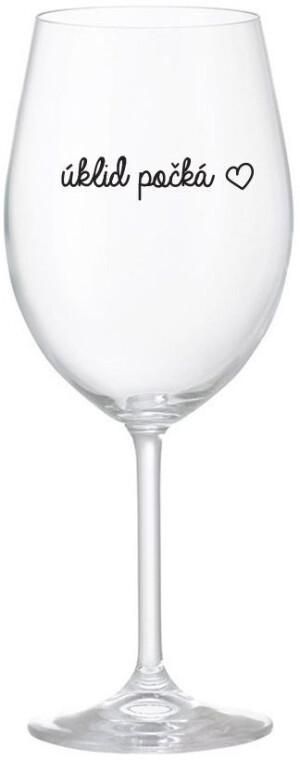 Product detail of ÚKLID POČKÁ - čirá sklenice na víno 350 ml