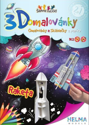 Product detail of 3D omalovánky Raketa