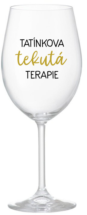 Product detail of TATÍNKOVA TEKUTÁ TERAPIE - čirá sklenice na víno 350 ml
