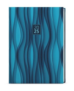Product detail of Týdenní diář 2025 Oskar Lamino A5 Vlny
