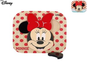 Product detail of Minnie puzzle dřevěné 6dílků