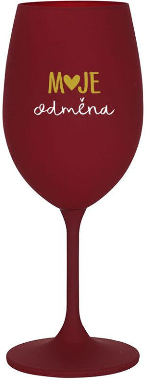 Product detail of MOJE ODMĚNA - bordo sklenice na víno 350 ml