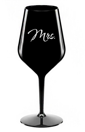 Product detail of MRS. - černá nerozbitná sklenice na víno 470 ml