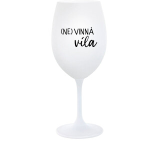 Product detail of (NE)VINNÁ VÍLA - bílá  sklenice na víno 350 ml