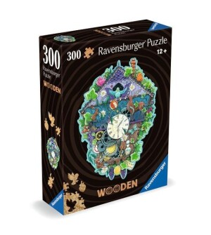 Product detail of Dřevěné puzzle Kukačkové hodiny 300 dílků