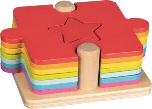 Product detail of Vkládačka a puzzle 2v1 Tvary