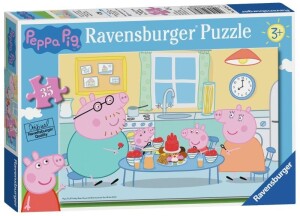 Product detail of Puzzle Prasátko Peppa snídá 35 dílků