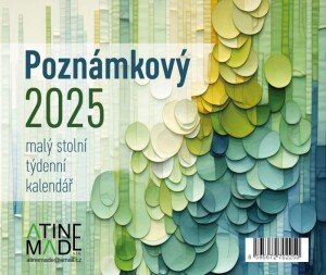 Product detail of Kalendář 2025 Poznámkový, stolní, týdenní, 150 x 130 mm