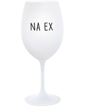 Product detail of NA EX - bílá  sklenice na víno 350 ml