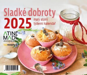 Product detail of Kalendář 2025 Sladké dobroty, stolní, týdenní, 150 x 130 mm