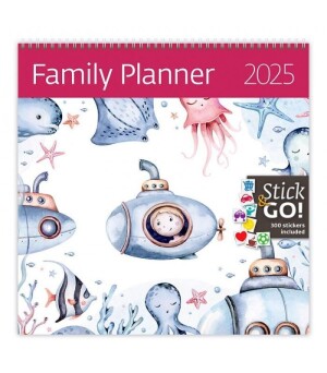 Product detail of Kalendář nástěnný 2025 - Family Planner