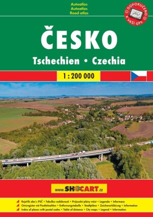 Product detail of Česko 1:200 000 / autoatlas (A5, spirála)