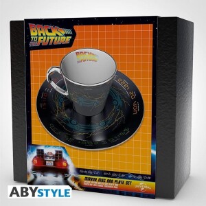 Product detail of Back to the Future Hrnek s podšálkem 300 ml - DeLorean
