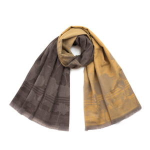 Product detail of Šála Art Of Polo sz21342 Light Grey/Mustard UNI