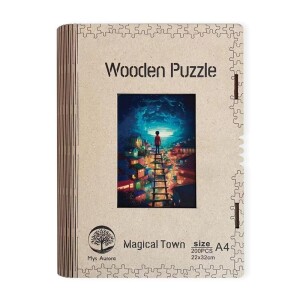 Product detail of Dřevěné puzzle/Magické město A4 - EPEE